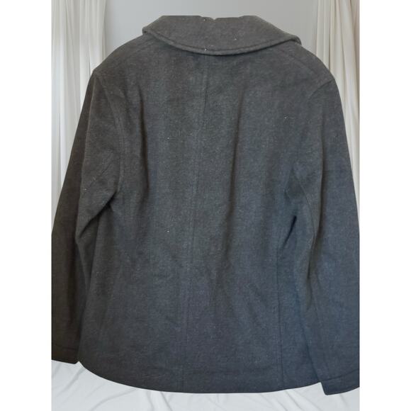 J.Crew Women’s
Charcoal Wool Peacoat Double Breasted Classic Winter Jacket - Picture 4 of 10
